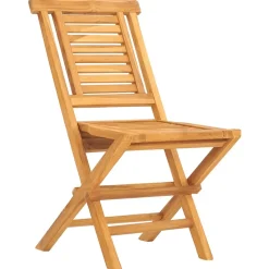 MAISON EXCLUSIVE - Chaises de jardin pliantes lot de 2 47x63x90cm bois massif teck