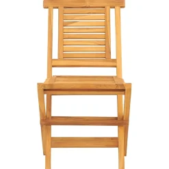 MAISON EXCLUSIVE - Chaises de jardin pliantes lot de 2 47x63x90cm bois massif teck