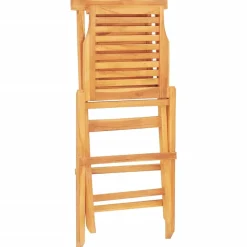 MAISON EXCLUSIVE - Chaises de jardin pliantes lot de 2 47x63x90cm bois massif teck