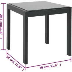 MAISON EXCLUSIVE - Chaises longues lot de 2 avec table textilène et acier