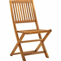 MAISON EXCLUSIVE - Chaises pliables d'extérieur lot de 4 bois d'acacia solide