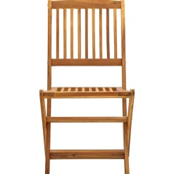 MAISON EXCLUSIVE - Chaises pliables d'extérieur lot de 4 bois d'acacia solide
