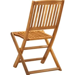 MAISON EXCLUSIVE - Chaises pliables d'extérieur lot de 4 bois d'acacia solide