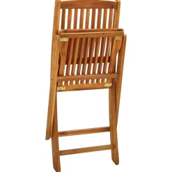 MAISON EXCLUSIVE - Chaises pliables d'extérieur lot de 4 bois d'acacia solide