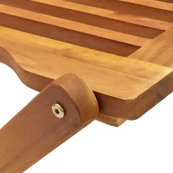 MAISON EXCLUSIVE - Chaises pliables d'extérieur lot de 4 bois d'acacia solide