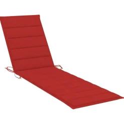 MAISON EXCLUSIVE - Chaises longues lot de 2 avec table et coussin bois teck solide