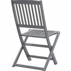 MAISON EXCLUSIVE - Chaises pliables d'extérieur lot de 2 bois d'acacia solide