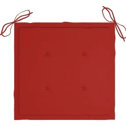 MAISON EXCLUSIVE - Chaises pliables d'extérieur lot de 4 et coussins bois d'acacia