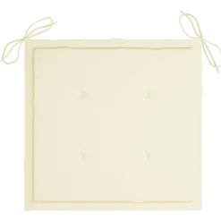 MAISON EXCLUSIVE - Chaises pliables d'extérieur lot de 4 et coussins bois d'acacia