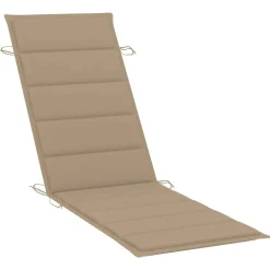 MAISON EXCLUSIVE - Chaises longues lot de 2 avec coussins bois d'acacia solide