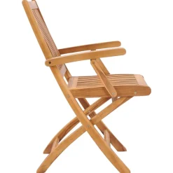 MAISON EXCLUSIVE - Chaises de jardin pliables lot de 2 bois de teck massif