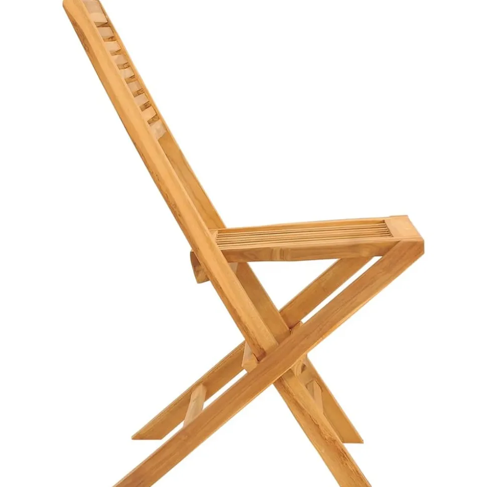 MAISON EXCLUSIVE - Chaises de jardin pliantes lot de 2 47x62x90cm bois massif teck