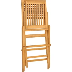 MAISON EXCLUSIVE - Chaises de jardin pliantes lot de 2 47x62x90cm bois massif teck