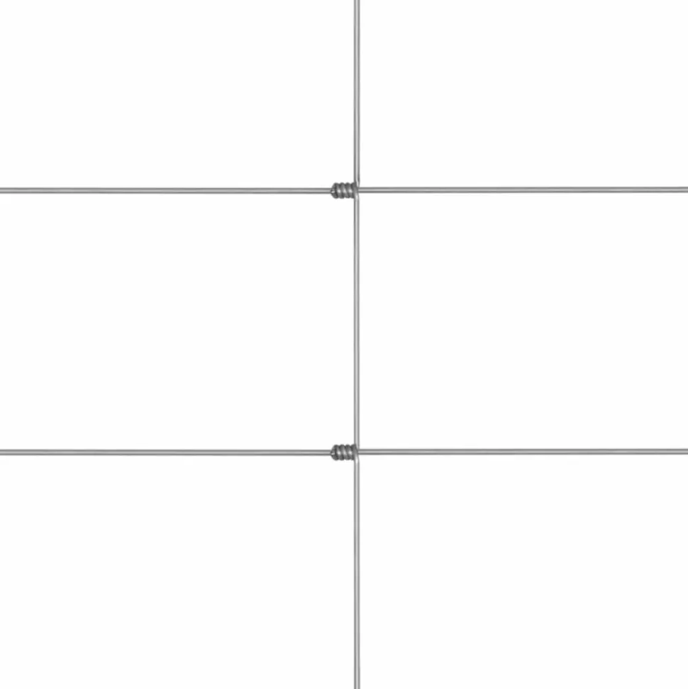 MAISON EXCLUSIVE - Clôture de jardin acier galvanisé 50x1,25 m argenté