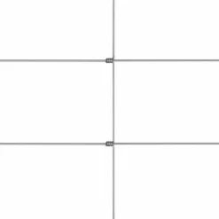 MAISON EXCLUSIVE - Clôture de jardin acier galvanisé 50x1,5 m argenté