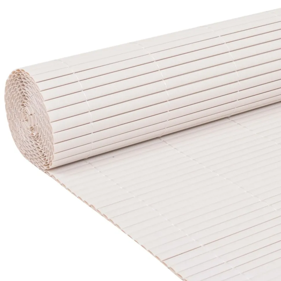 MAISON EXCLUSIVE - Clôture de jardin double face 90x400 cm blanc