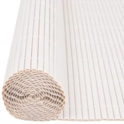 MAISON EXCLUSIVE - Clôture de jardin double face 90x400 cm blanc