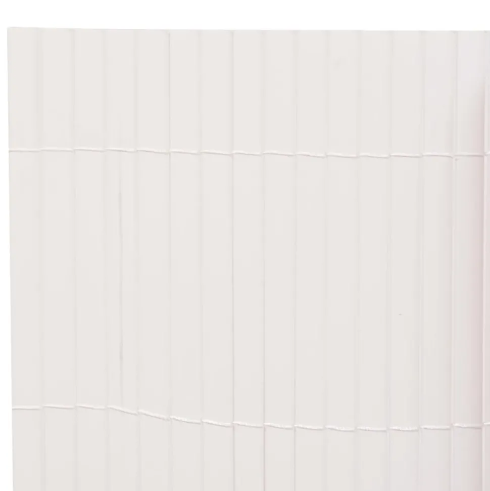 MAISON EXCLUSIVE - Clôture de jardin double face 90x400 cm blanc