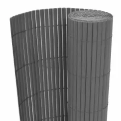 MAISON EXCLUSIVE - Clôture de jardin double face 110x400 cm gris