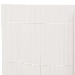 MAISON EXCLUSIVE - Clôture de jardin double face 110x400 cm blanc