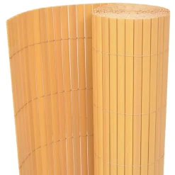 MAISON EXCLUSIVE - Clôture de jardin double face pvc 90 x 300 cm jaune