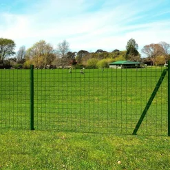 MAISON EXCLUSIVE - Clôture euro acier 25 x 1,7 m vert