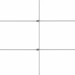 MAISON EXCLUSIVE - Clôture de jardin acier galvanisé 50x1,6 m argenté