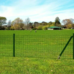 MAISON EXCLUSIVE - Clôture euro acier 25 x 1,7 m vert