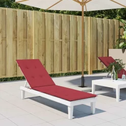 MAISON EXCLUSIVE - Coussin de chaise de terrasse rouge bordeaux (75+105)x50x4 cm