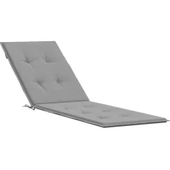 MAISON EXCLUSIVE - Coussin de chaise de terrasse gris (75+105)x50x4 cm