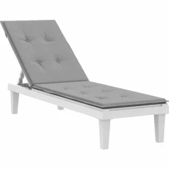 MAISON EXCLUSIVE - Coussin de chaise de terrasse gris (75+105)x50x4 cm