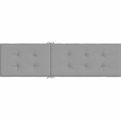 MAISON EXCLUSIVE - Coussin de chaise de terrasse gris (75+105)x50x4 cm