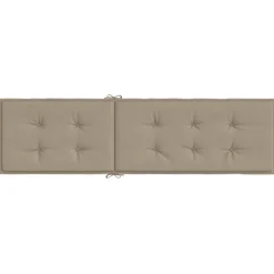 MAISON EXCLUSIVE - Coussin de chaise de terrasse taupe (75+105)x50x4 cm