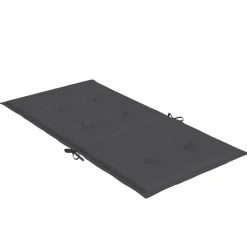 MAISON EXCLUSIVE - Coussins de chaise à dossier bas lot de 2 anthracite mélangé