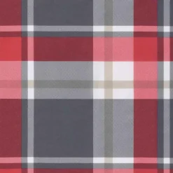 MAISON EXCLUSIVE - Coussin de chaise de terrasse carreaux rouge (75+105)x50x4 cm