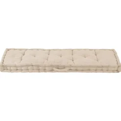 MAISON EXCLUSIVE - Coussin de plancher de palette coton 120x40x7 cm beige