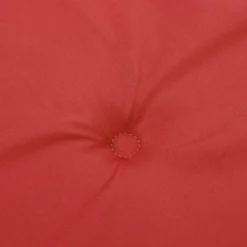 MAISON EXCLUSIVE - Coussin de chaise de terrasse rouge (75+105)x50x4 cm