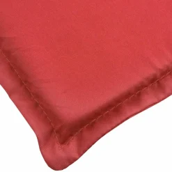 MAISON EXCLUSIVE - Coussin de chaise de terrasse rouge (75+105)x50x4 cm