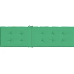 MAISON EXCLUSIVE - Coussin de chaise de terrasse vert (75+105)x50x4 cm