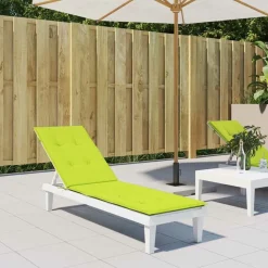 MAISON EXCLUSIVE - Coussin de chaise de terrasse vert vif (75+105)x50x4 cm