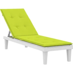 MAISON EXCLUSIVE - Coussin de chaise de terrasse vert vif (75+105)x50x4 cm