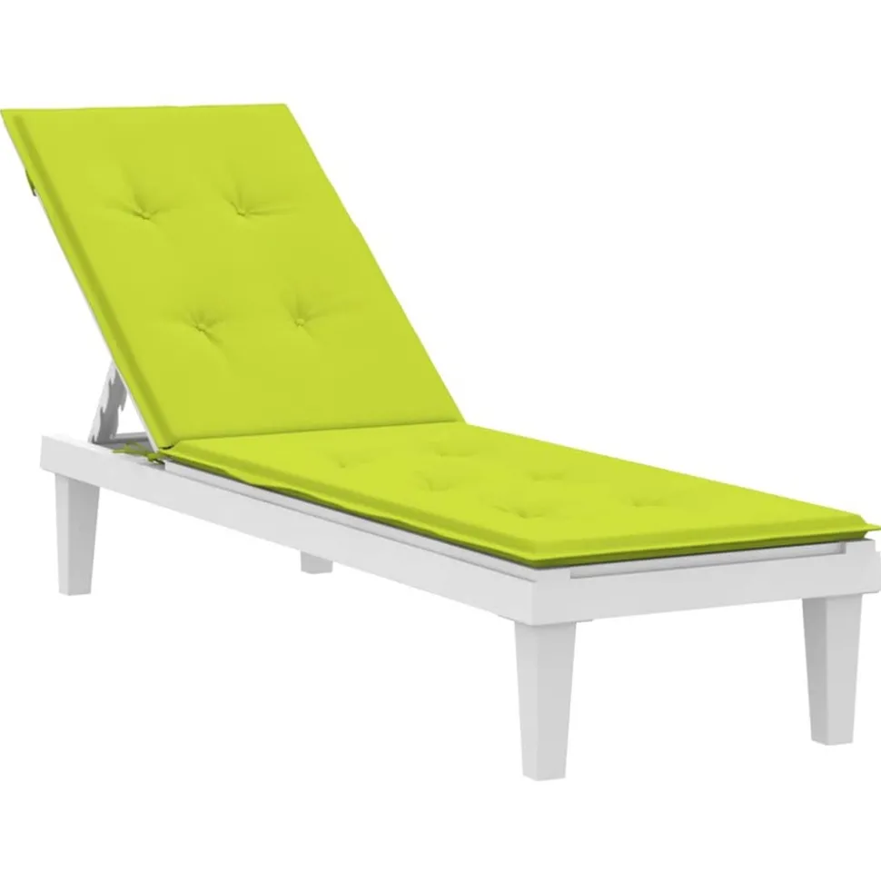 MAISON EXCLUSIVE - Coussin de chaise de terrasse vert vif (75+105)x50x4 cm