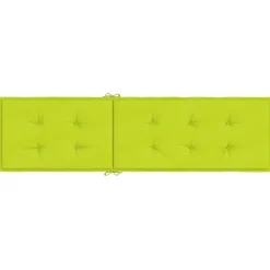 MAISON EXCLUSIVE - Coussin de chaise de terrasse vert vif (75+105)x50x4 cm