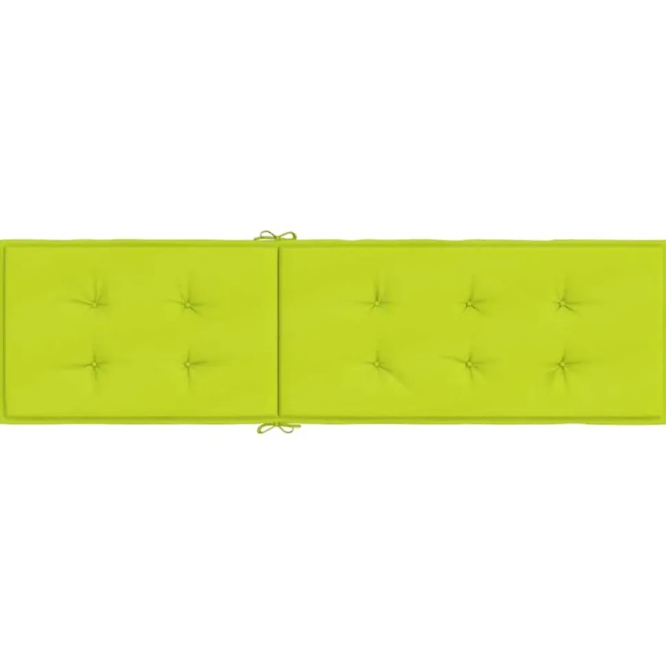 MAISON EXCLUSIVE - Coussin de chaise de terrasse vert vif (75+105)x50x4 cm