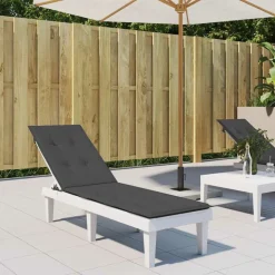 MAISON EXCLUSIVE - Coussin de chaise longue anthracite mélangé (75+105) x 50 x 4 cm