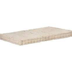 MAISON EXCLUSIVE - Coussin de plancher de palette coton 120x80x10 cm beige