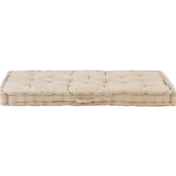 MAISON EXCLUSIVE - Coussin de plancher de palette coton 120x80x10 cm beige