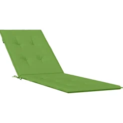 MAISON EXCLUSIVE - Coussin de chaise longue vert mélangé (75+105) x 50 x 4 cm tissu