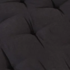 MAISON EXCLUSIVE - Coussin de plancher de palette coton 120x80x10 cm noir