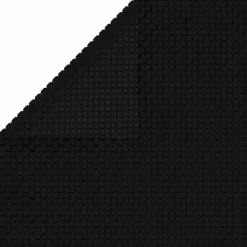MAISON EXCLUSIVE - Couverture de piscine rectangulaire 800x500 cm pe noir
